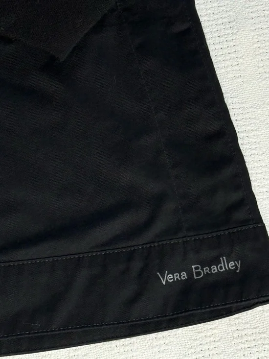 Black Relaxed Utility Jacket Lightweight Minimalist Vera Bradley XL - Picture 3 of 14
